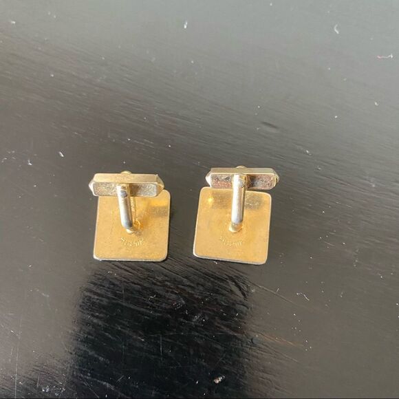 Vintage SWANK gold cuff links - Picture 7 of 9